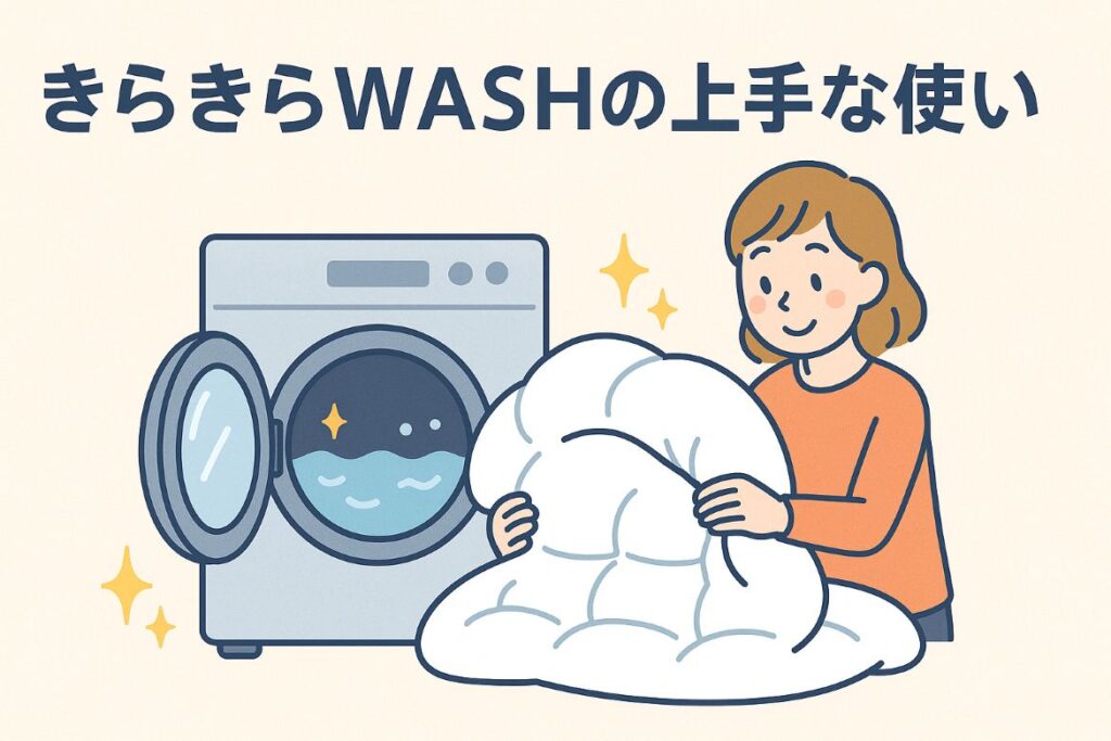 きらきらWASHの上手な使い方がわかる画像