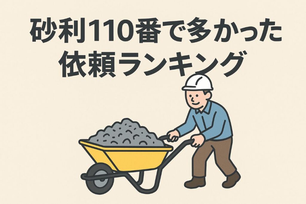 口コミで多かった依頼ランキングがわかる画像