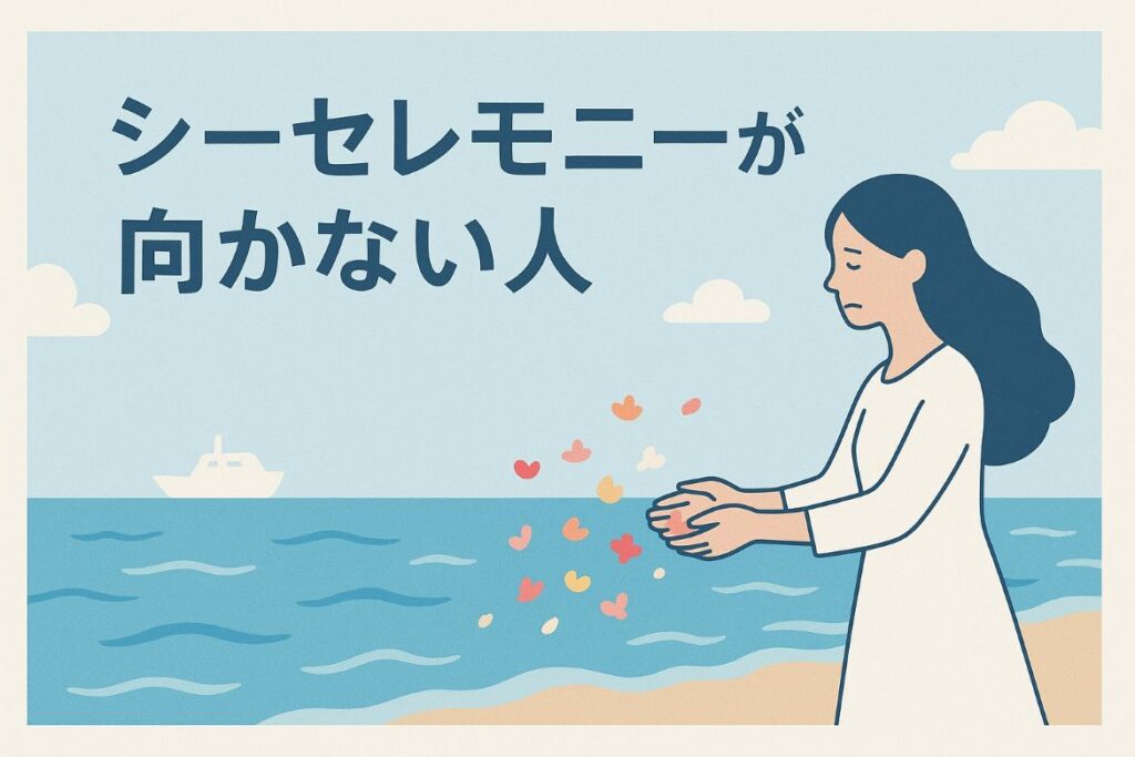 シーセレモニーが向かない人がわかる画像
