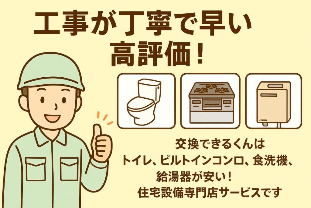 交換できるくんの口コミが多い理由がわかる画像