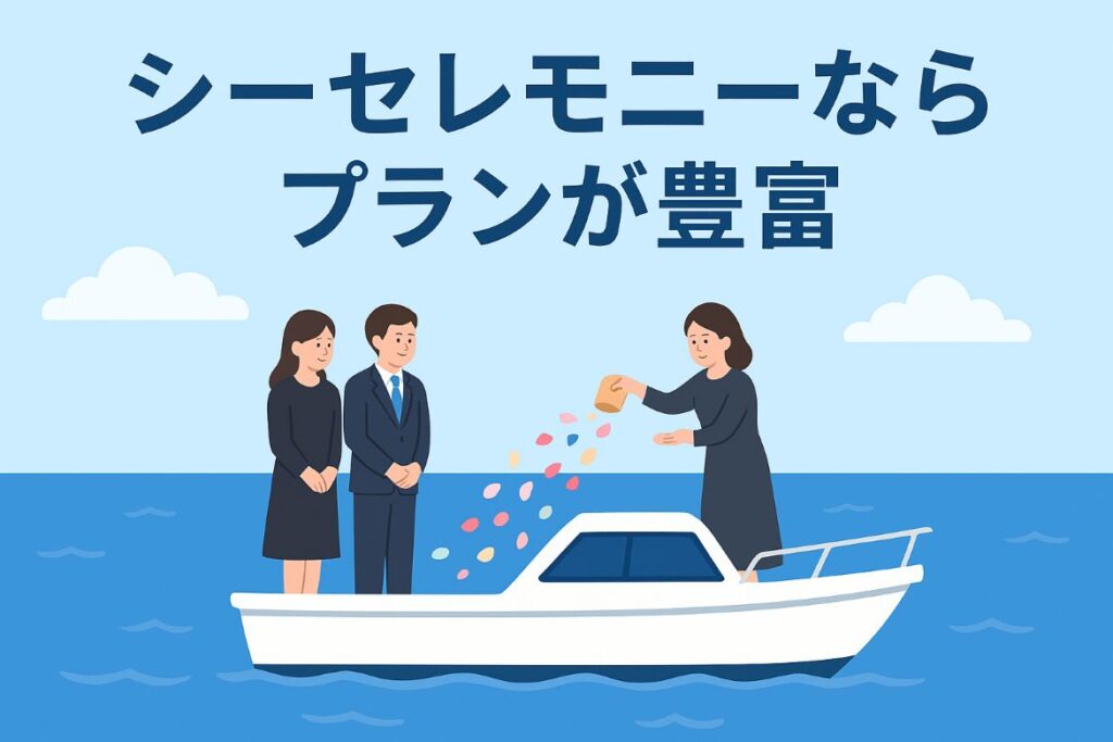 シーセレモニーならプランが豊富がわかる画像